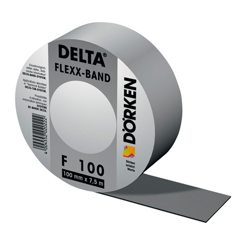 DELTA FLEXX-BAND F100 уплотнительная лента для примыкания плёнок к строительным элементам с доставкой.