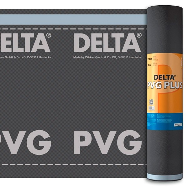 Гидроизоляционная мембрана (плёнка) Delta PVG Plus (75 м2) с доставкой.