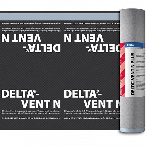 Delta Vent N Plus (Дельта Вент Н Плюс) гидроизоляционная мембрана (плёнка) с доставкой.
