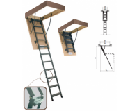 Чердачная металлическая лестница с люком Fakro LMS