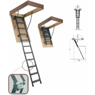 Чердачная металлическая лестница с люком Fakro LMS с доставкой. - Чердачная металлическая лестница с люком Fakro LMS с доставкой.