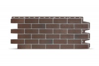 Фасадная панель Docke Berg коричневый кирпич для наружной отделки дома