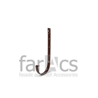Кронштейн (крюк) желоба металлический длинный 125/82 FarAcs (для ПВХ)