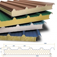 Сэндвич панели стеновые и кровельные